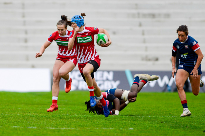 Russia’s Elena Zdrokova on the first Madrid 7s