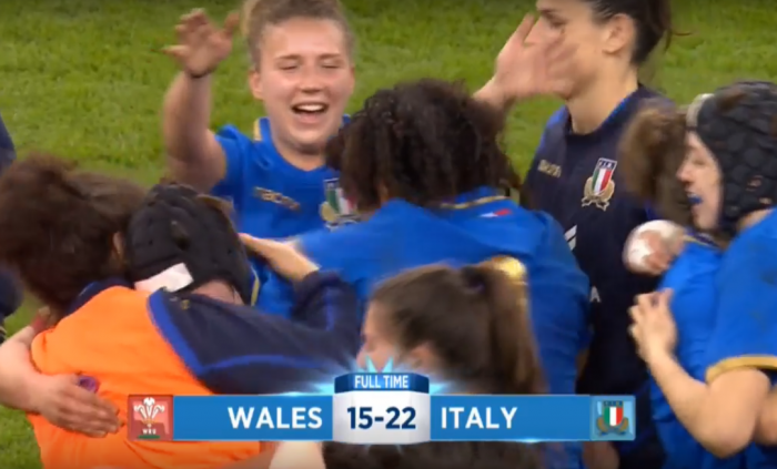 Italy triumph in Cardiff