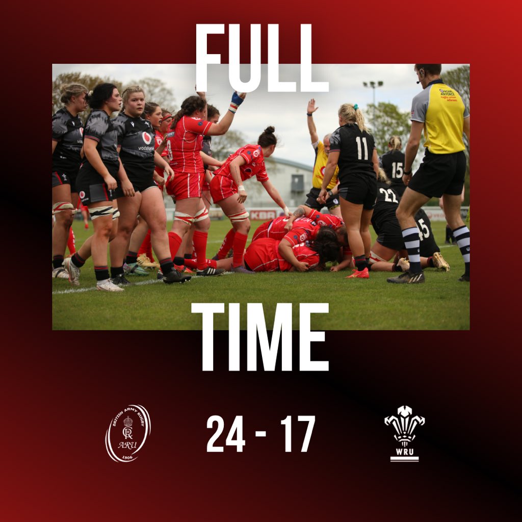 Wales U20 beaten by Army